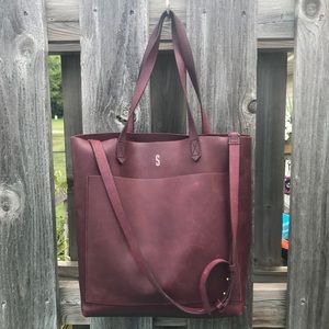 Madewell Medium Transport Tote in Dark Cabernet